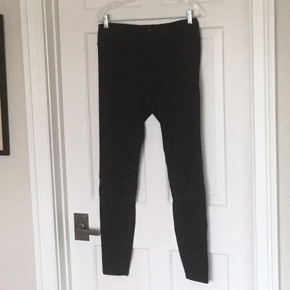 Gaiam exercise leggings with mesh insert